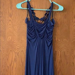 Navy gorgeous floor length gown